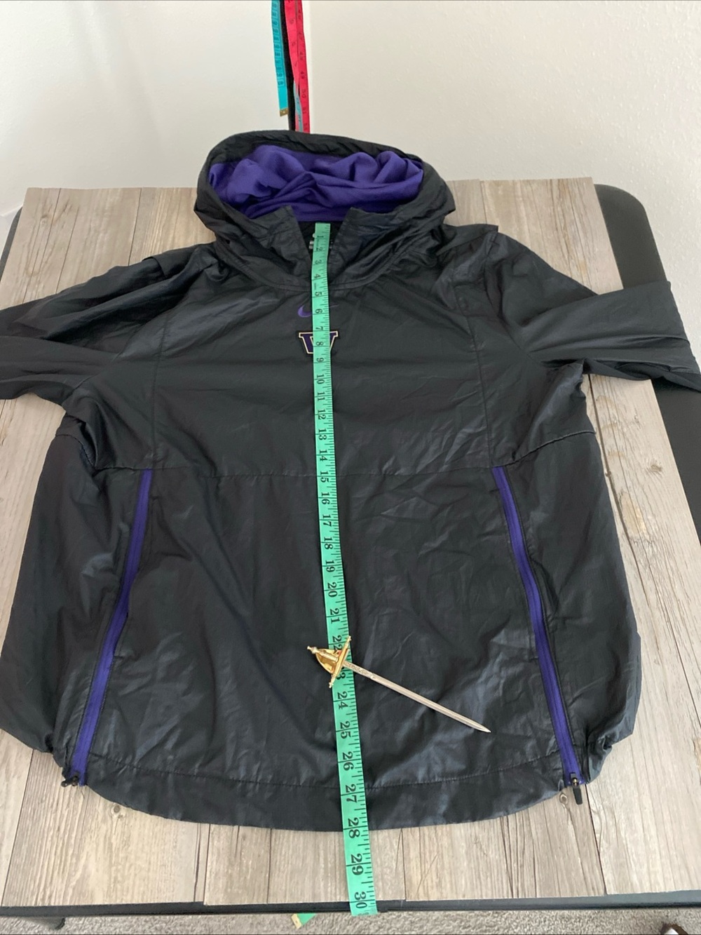 Washington Huskies Men’s Nike Vented Pullover Windbreaker Jacket Large - Picture 6 of 13